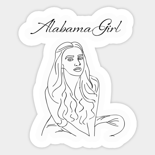 Alabama Girl Sticker by bubu289